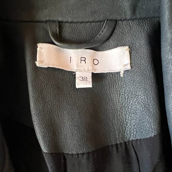 IRO ASHVILLE LEATHER BIKER JACKET - Picture 2 of 8